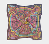 Viking Multicolored Borre 1 Silk-like Poly Scarf (4 sizes-3 fabrics)