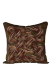 Viking Knot Dark Brown Spun Polyester Square Pillow