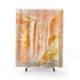 Floki's Waterfall Shower Curtain - Gold-Orange