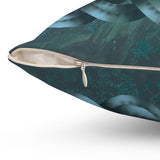 Viking Knot Blue Spun Polyester Square Pillow Case