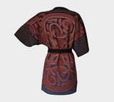 Viking Robe Borre 1 Red 1 (kimono style)