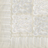 Viking Borre Multiknot White Sherpa Fleece Blanket