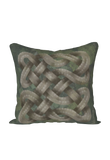 Viking Knot Grey Faux Suede Square Pillow