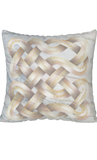 Viking Knot White Spun Polyester Square Pillow Case