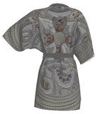 Viking Robe Borre 1 Grey 1 (kimono style)