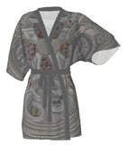 Viking Robe Borre 1 Grey 1 (kimono style)